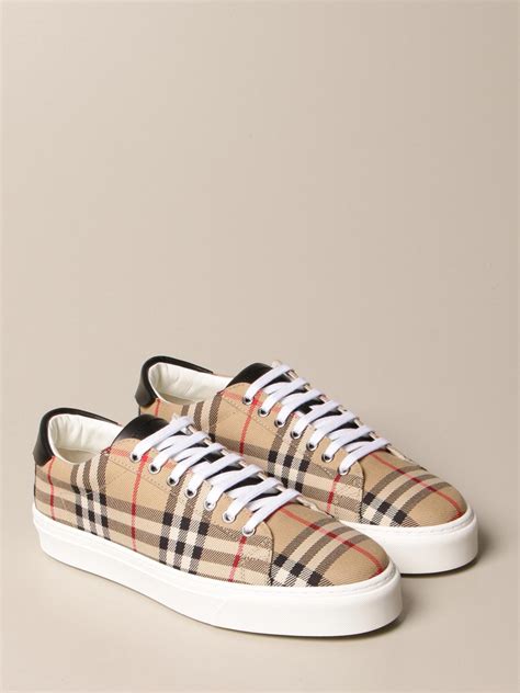 burberry men canvas shoes|burberry sneakers men's.